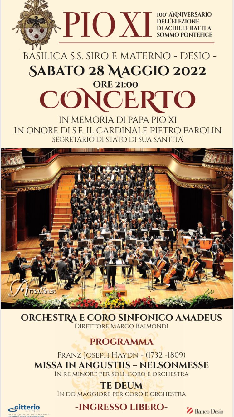 20220528 Concerto per Pio XI – Amadeus 20220528 Concerto per Pio XI - Amadeus